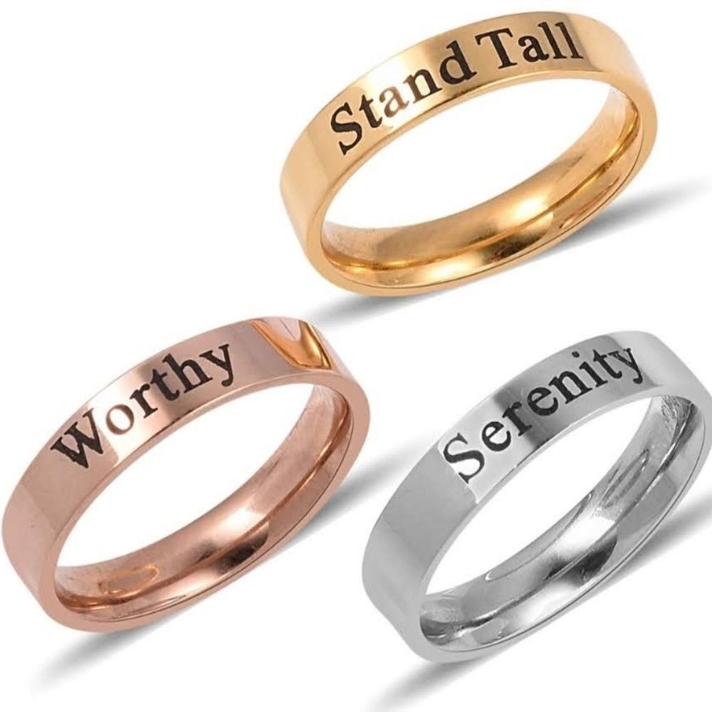 Set of 3 Band Rings
